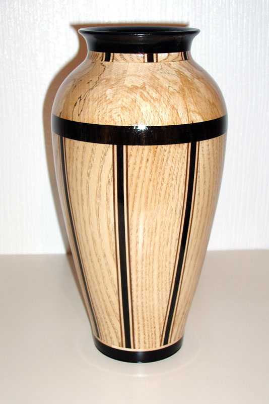 Spalted Beech & Ash Vase