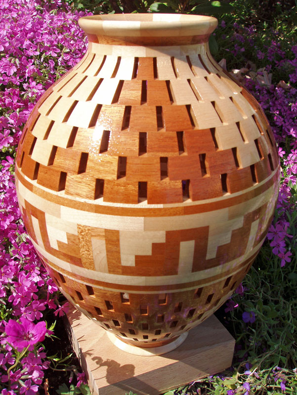 Open Segmented Vase