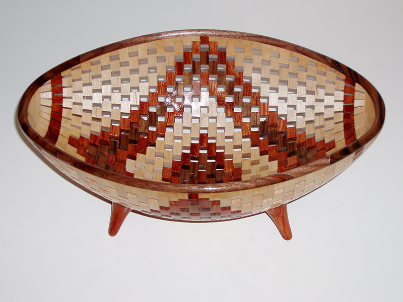 Oval Open Segmented Bowl