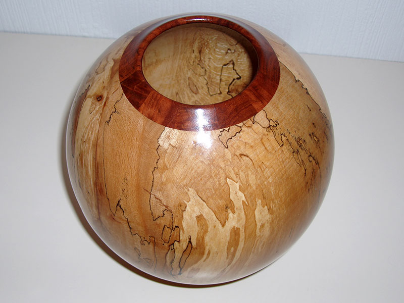 Spalted Beech with Copper Infill