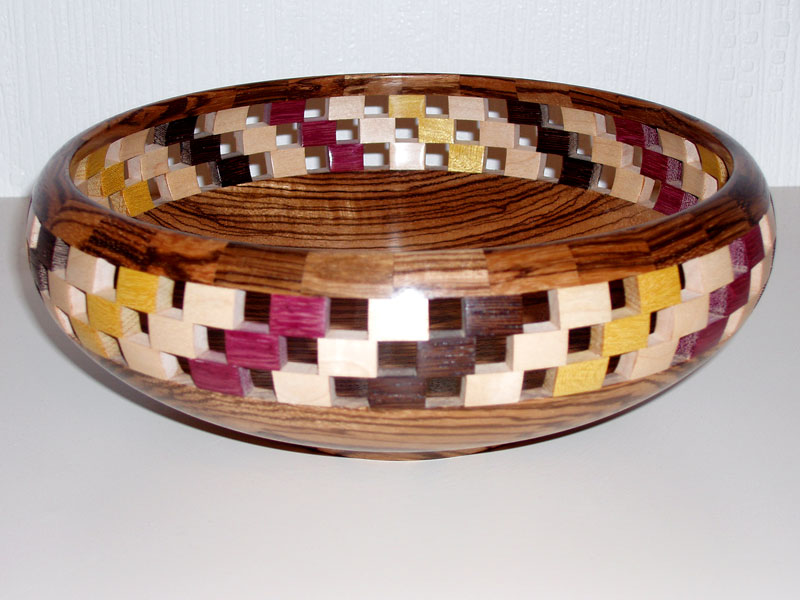 Zebrano Bowl