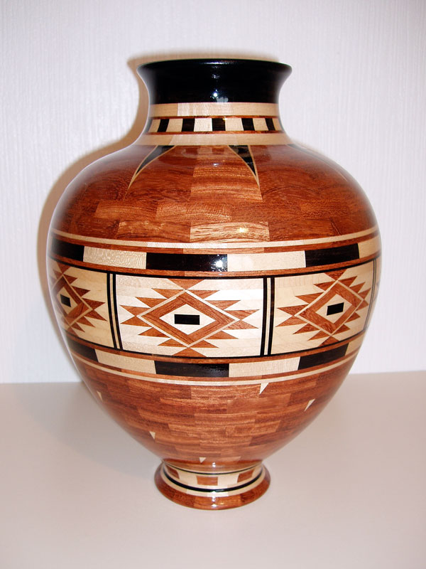 Ebony Star Vase