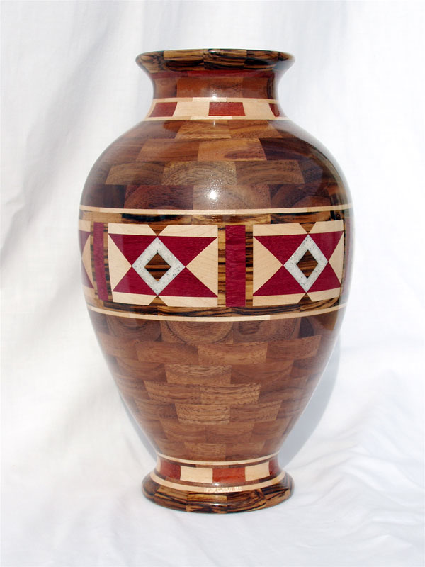 Walnut & Purpleheart Vase