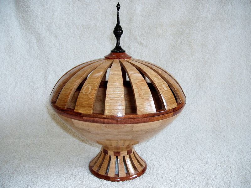 Large Potpourri Lidded Vessel