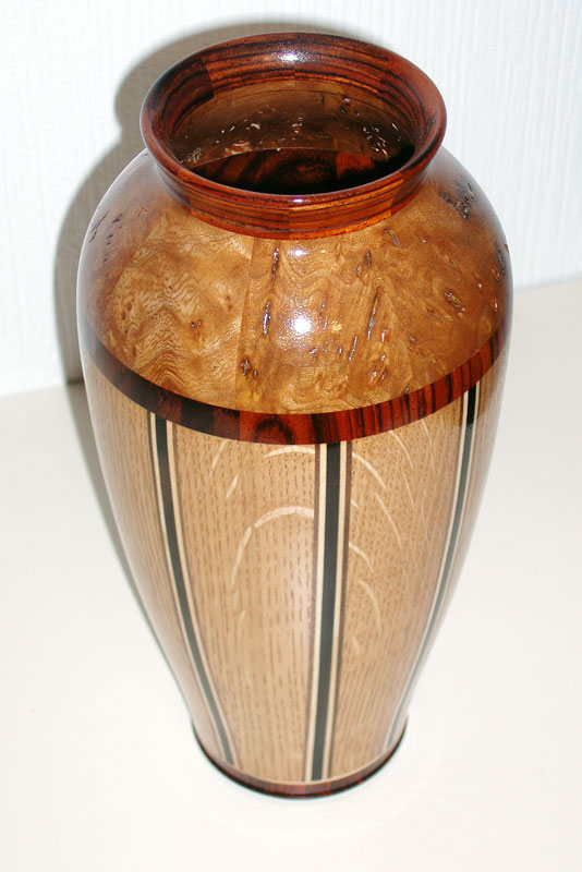 Ash Burr & Oak Vase