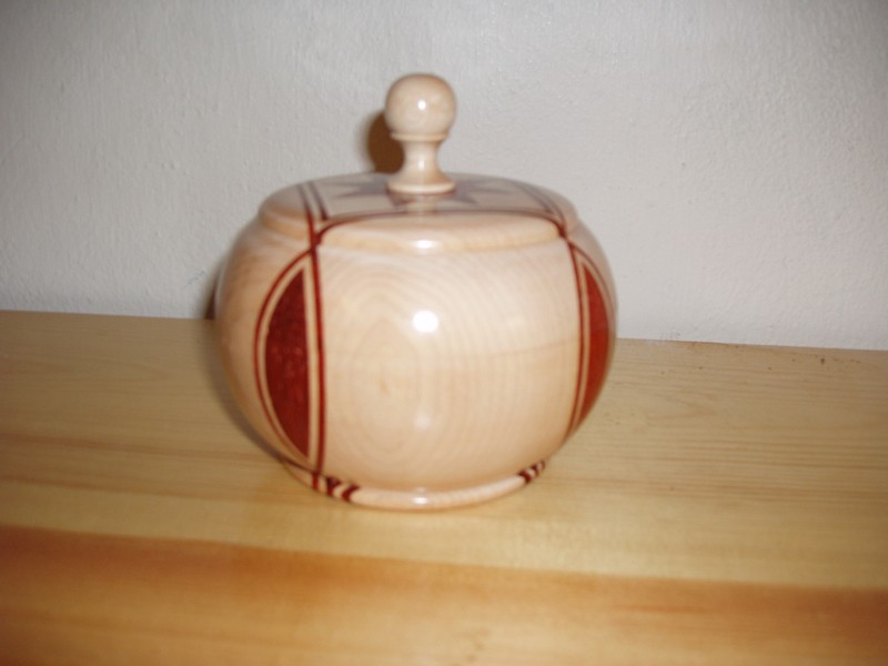 Star Centre Lidded Vessel