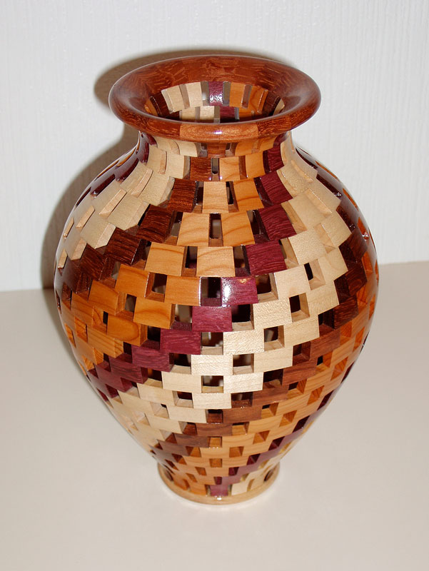 Open Segmented 'Spiral' Vase