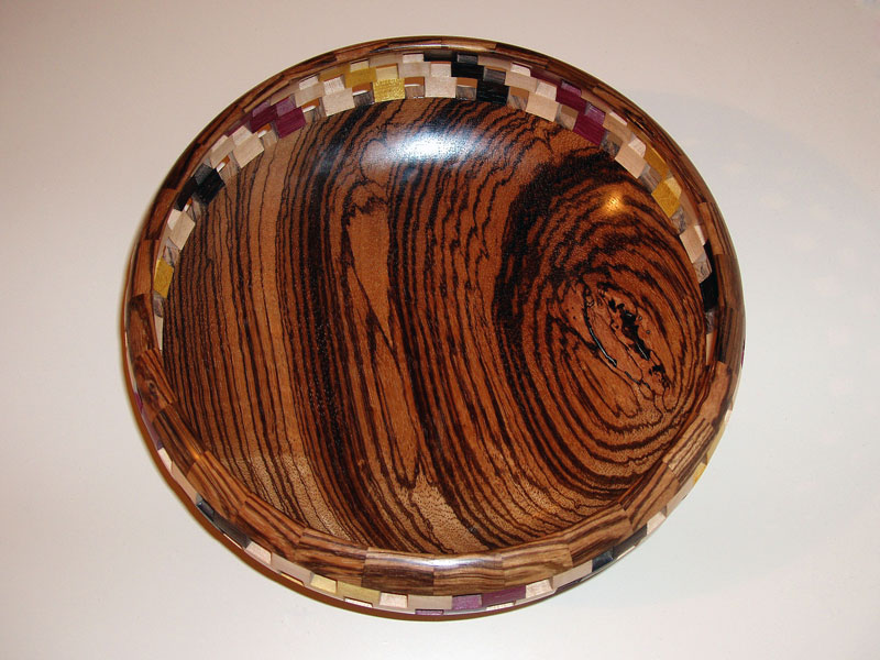 Zebrano Bowl