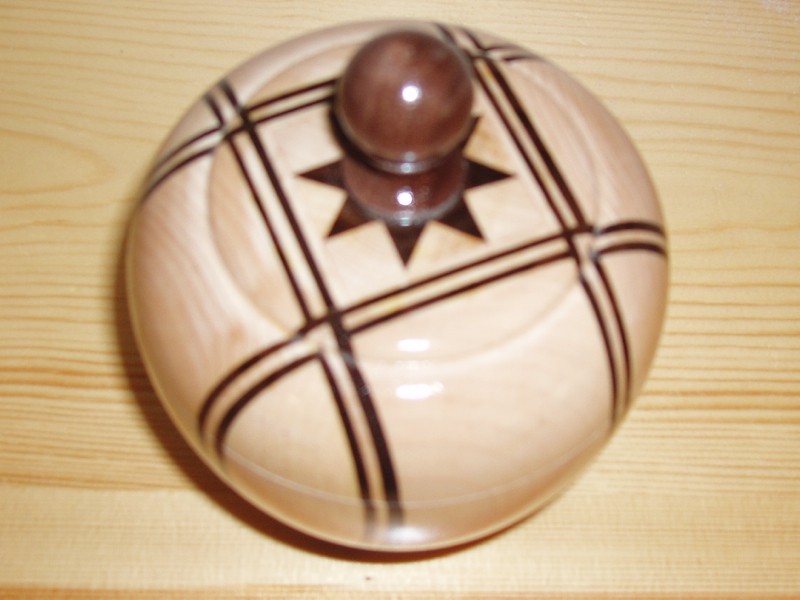 Star Centre Lidded Vessel