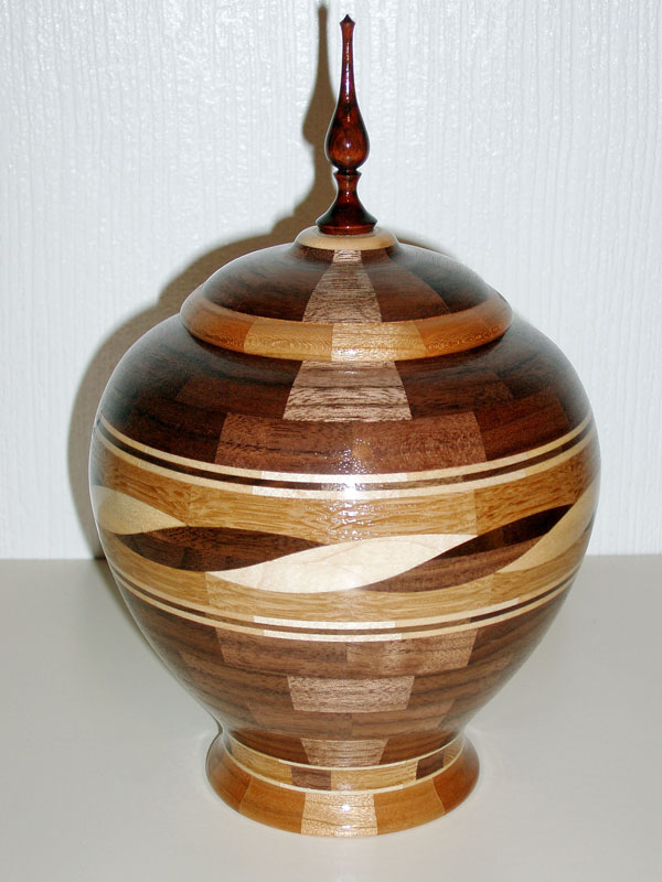 'Twisted Rope' Lidded Vessel