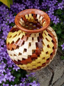 Open Segmented 'Spiral' Vase