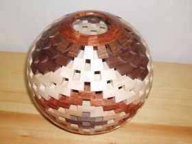 Open Segmented Round Vase