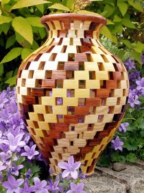 Open Segmented 'Spiral' Vase