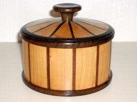 'Hedge' Wood & Walnut Lidded Vessel