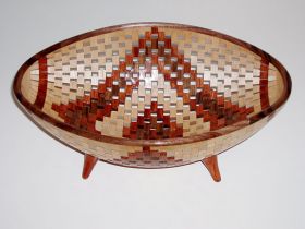 Oval Open Segmented Bowl