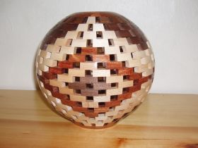 Open Segmented Round Vase