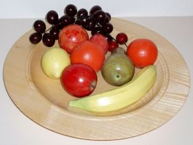 Coloured Wooden Fruit