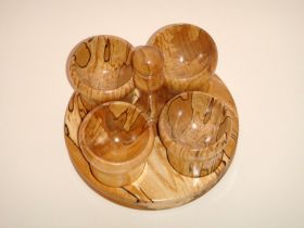 4 Egg Cups with Stand