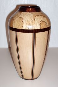 Spalted Beech & Maple Vase