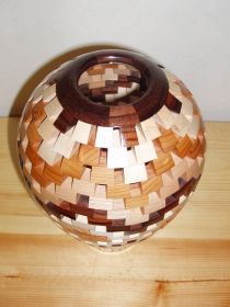 Open Segmented 'Diamond Design' Vase