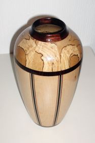 Spalted Beech & Maple Vase