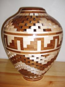 Open Segmented 'Steps' Vase